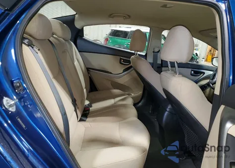 2016 Hyundai Elantra Se from USA, damaged, VIN 5NPDH4AE1GH773634